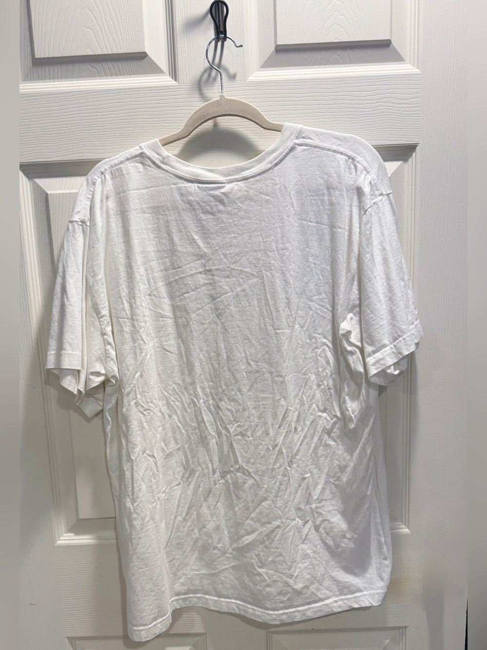 Adidas Originals White Gold Foil Trefoil Graphic Tee T-Shirt XL Cotton - Picture 7 of 7